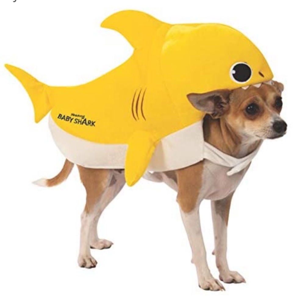 Baby Shark dog costume